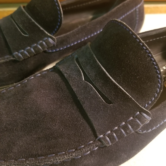 Longhi Suede Loafer - Picture 6 of 10